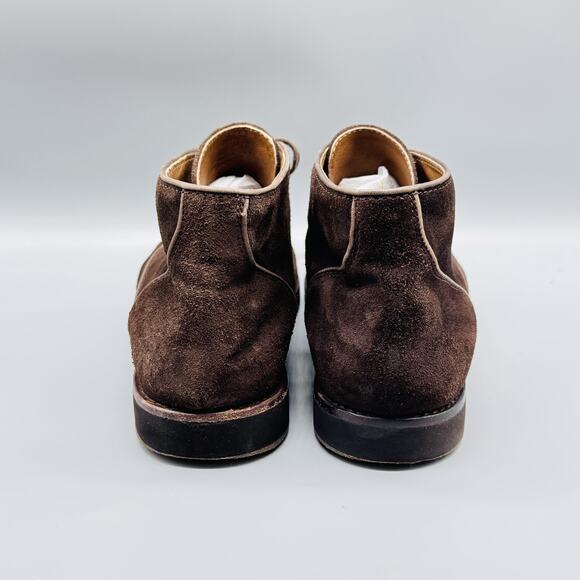 John Varvatos Boots Mens 10 Brown Suede Brooklyn Chukka Lace Up Casual Desert - Picture 6 of 11